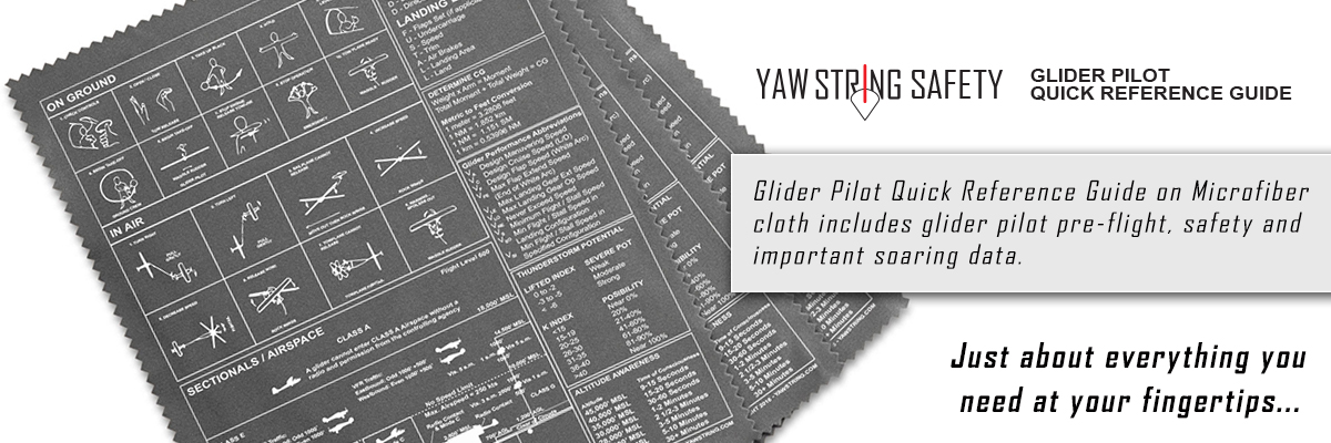 YawString Exclusive - The Glider Pilot Quick Reference Guide!